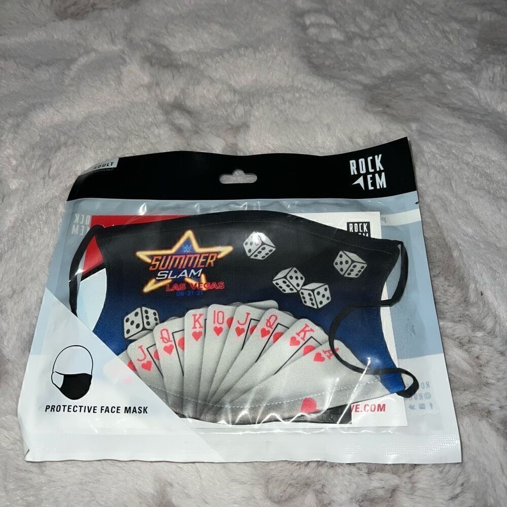 WWE Summer slam 2021 Memorabilia merch protective facemask ￼